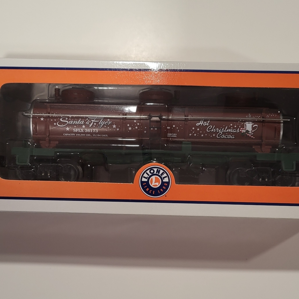 Lionel Santa's Flyer Cocoa Tank Car